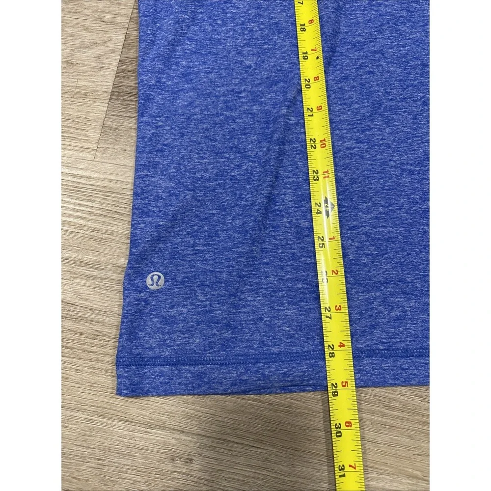Lululemon Metal Vent Tech Hoodie Men Medium Blue 1/4 Zip Pullover Lightweight